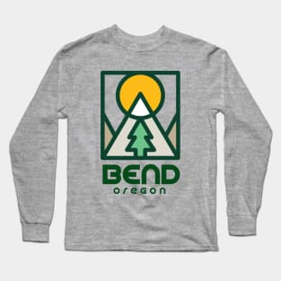 Bend Oregon Mountains Long Sleeve T-Shirt